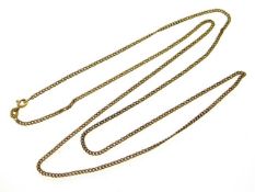 A 9ct gold chain, 4.7g, 25in long
