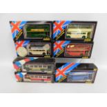 Seven boxed Solido diecast buses & coaches includi