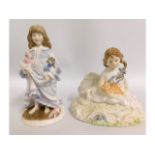 Two limited edition Royal Worcester figurines, Lul