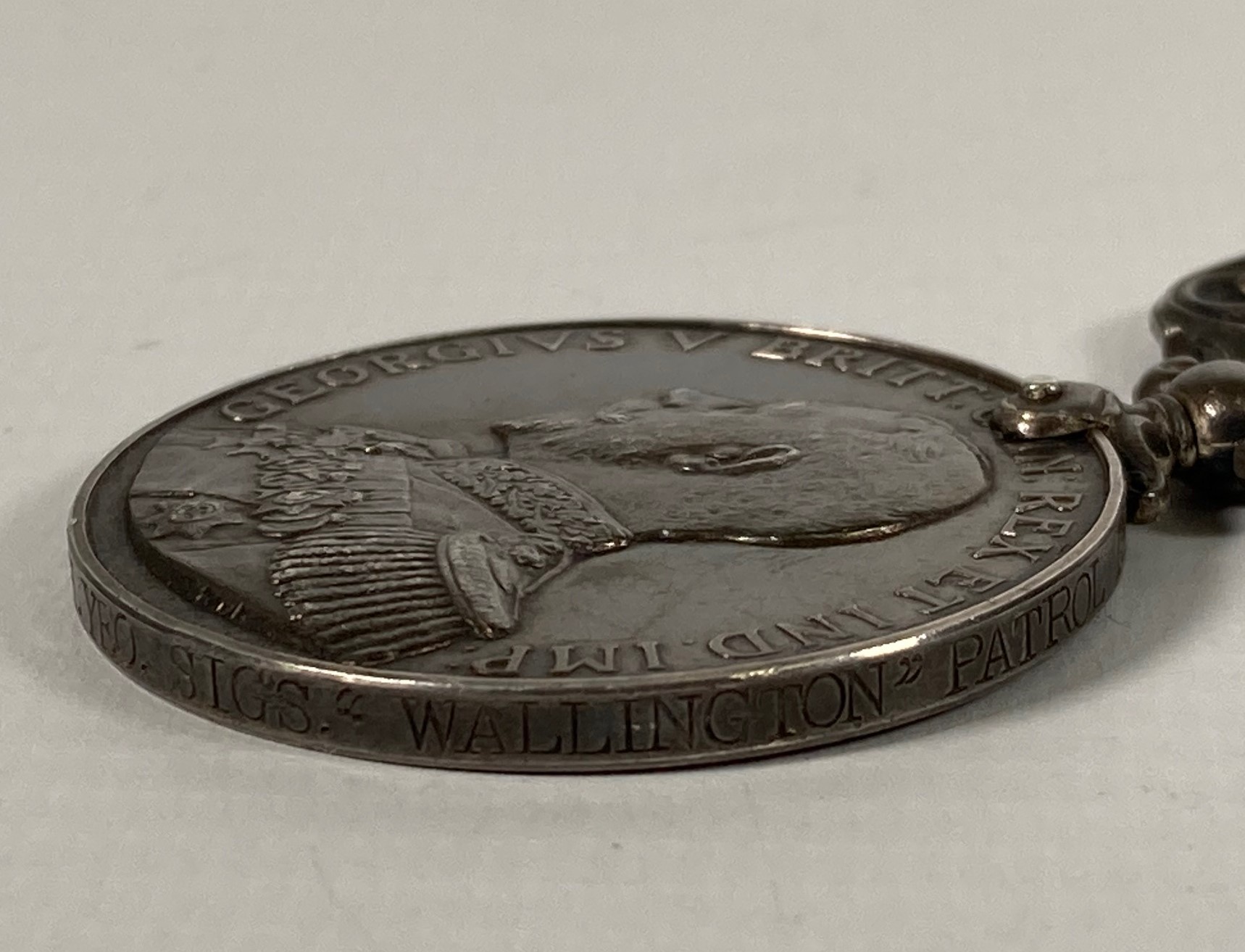A pair of WW1 medals: War medal 1777810 J. B. Gillespie C.Y.S. RN & For Meritorious Service 177810 J - Image 8 of 10