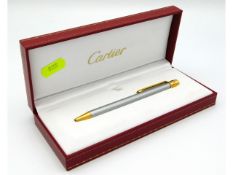 A Cartier pen with presentation box