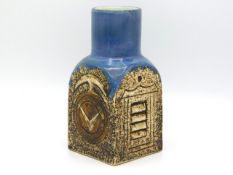 A Troika pottery bottle vase by Avril Bennett, bought in 1976, 6.75in tall