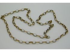 A 9ct gold belcher chain, 21in long, 3.8g