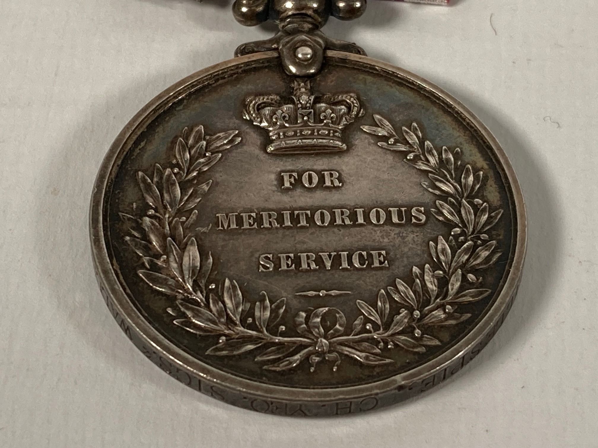 A pair of WW1 medals: War medal 1777810 J. B. Gillespie C.Y.S. RN & For Meritorious Service 177810 J - Image 7 of 10