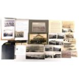 A quantity of mixed ephemera & photographs & other wartime related items including HMS Tarantula in