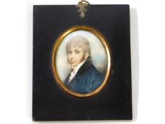 Andrew Plimer (1763-1837), a miniature portrait of Admiral Rance, ancestor of Miss. Rance, The Limes