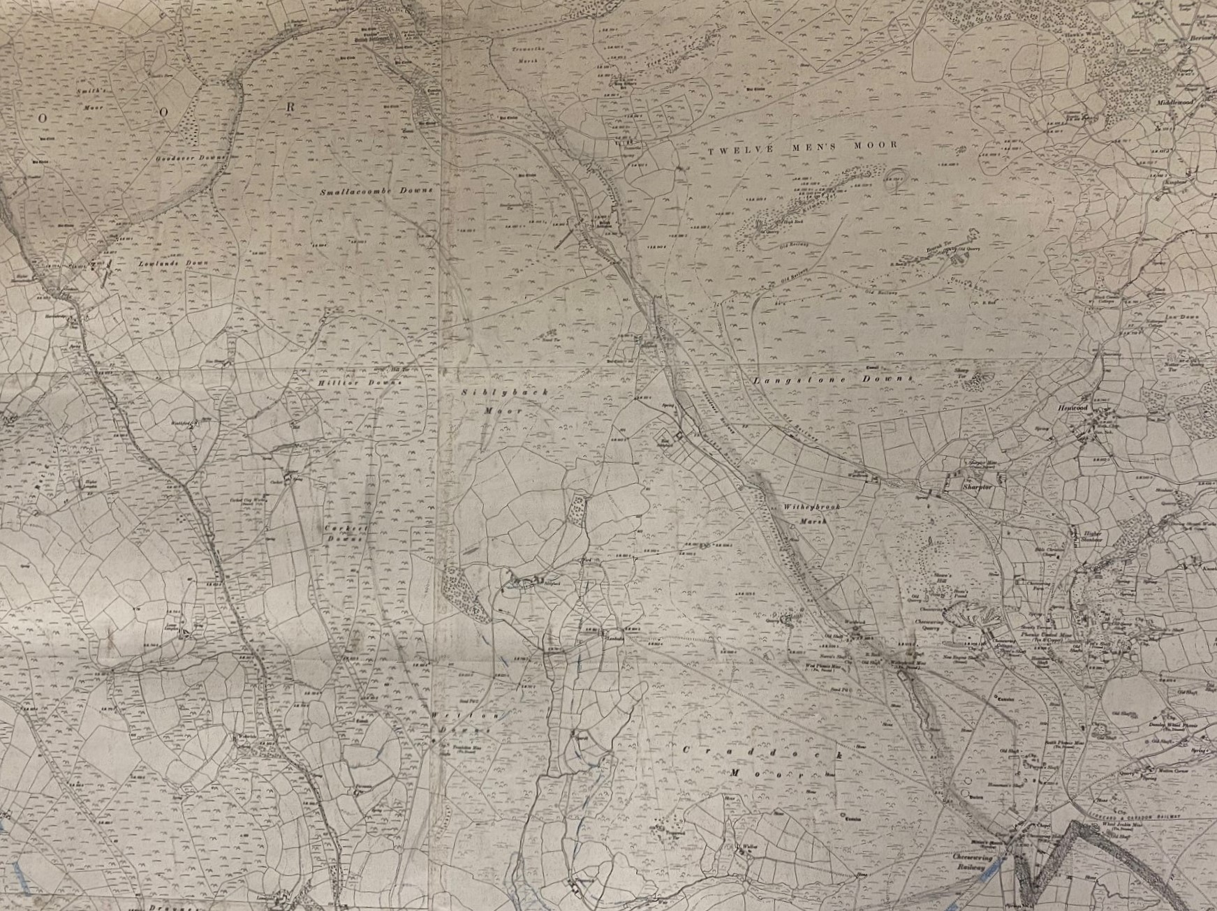 A very large WW2 Home Guard map, Liskeard Battalion, B Company, Lantic Bay to Downderry to North Hil - Image 12 of 12