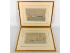 George Stanfield Walters (1837-1924), a pair of framed watercolours of Venice, image size 9.5in x 6.