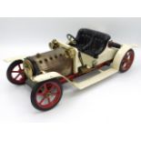 A vintage Mamod steam roadster car, 15.5in long