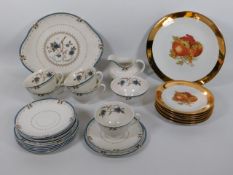 A Royal Doulton Old Colony pattern tea & cake set