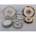 A Royal Doulton Old Colony pattern tea & cake set