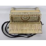 A decorative Dallape Stradella Italian accordion,