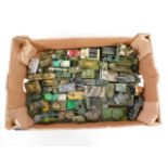 A quantity of unboxed diecast toy military vehicle