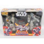 A boxed Star Wars Transformers, Hans Solo & Chewba