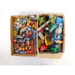 A quantity of unboxed diecast toy vehicles includi