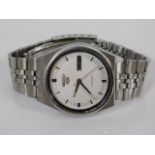 A gents Seiko 5 stainless steel automatic wristwat