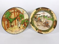 A pair of Doulton series ware plates, DT2406 & DT4