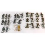 A small quantity of various toy soldiers & figures