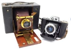 A no.4 Eastman Kodak cartridge camera twinned with