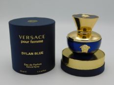 A part used Versace Dylan Blue perfume