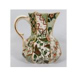 A Mason's pottery jug with Applique pattern, 5.5in