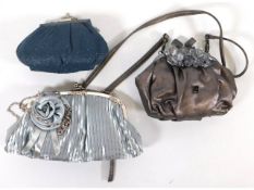 A Fiorelli handbag twinned with two other fashion
