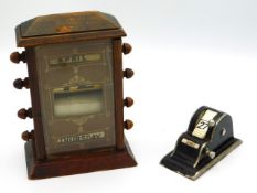 A Victorian perpetual calendar, fault to days twin