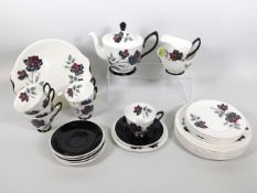 A 28 piece Royal Albert Masquerade tea set, small
