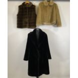 Three faux fur coats including Gerry Webber & Arti