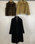 Three faux fur coats including Gerry Webber & Arti