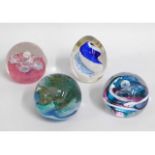 Four Caithness paperweights, tallest 3.5in