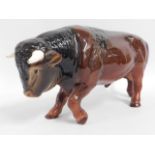 A Sylvac model of a bull, 14in long x 7.5in tall