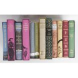 Ten cased Folio Society books including Jane Auste
