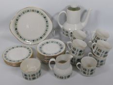 A Royal Doulton Tapestry coffee set, 28 pieces