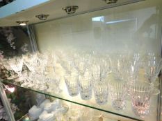A quantity of Waterford crystal cut glass drinking