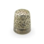 A Charles Horner thimble stamped 'Dorcas 3', 8.7g
