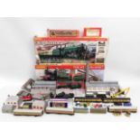A quantity of 00 gauge railway items including The Flying Scotsman, Hagley Hall & three other engine