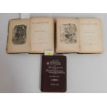 Vols I & II 19thC. editions of Charles Dickens' Th