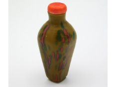 A 20thC. Chinese glass snuff bottle