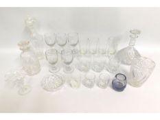 Five Georgian rummers, antique & other glassware,