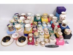A large quantity of boxed Royal commemorative mugs
