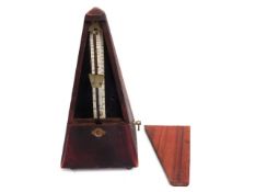 A cased metronome