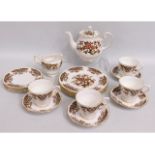 An 18 piece Colcough tea set