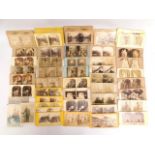 A quantity of mostly stereoscope cards, approx. 10