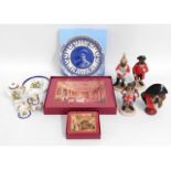 A miniature Royal commemorative coffee set twinned