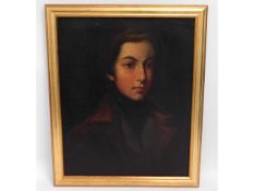 Believed to have been by John Constable (1776-1837), an oil portrait study of artist Ramsay Richard