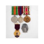 A WW2 & George V Special Constabulary medal set wi