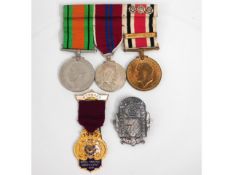 A WW2 & George V Special Constabulary medal set wi