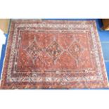 An early 20thC. Iranian Siraz rug, 123.5in x 90.75
