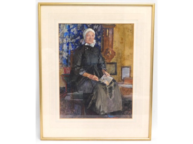 A framed Cecil Jay 1884-1930 (Mrs. George Hitchcoc